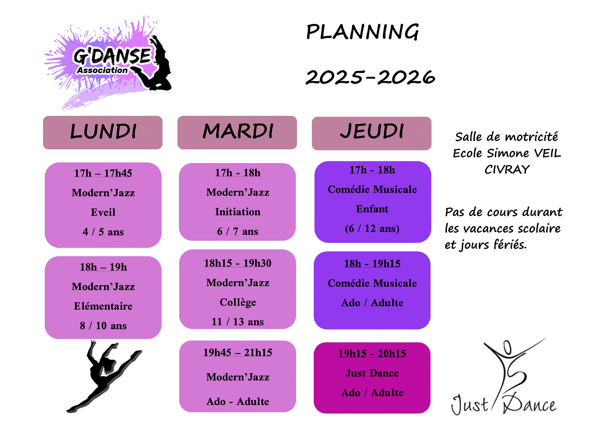 G'Dance affiche May 2025