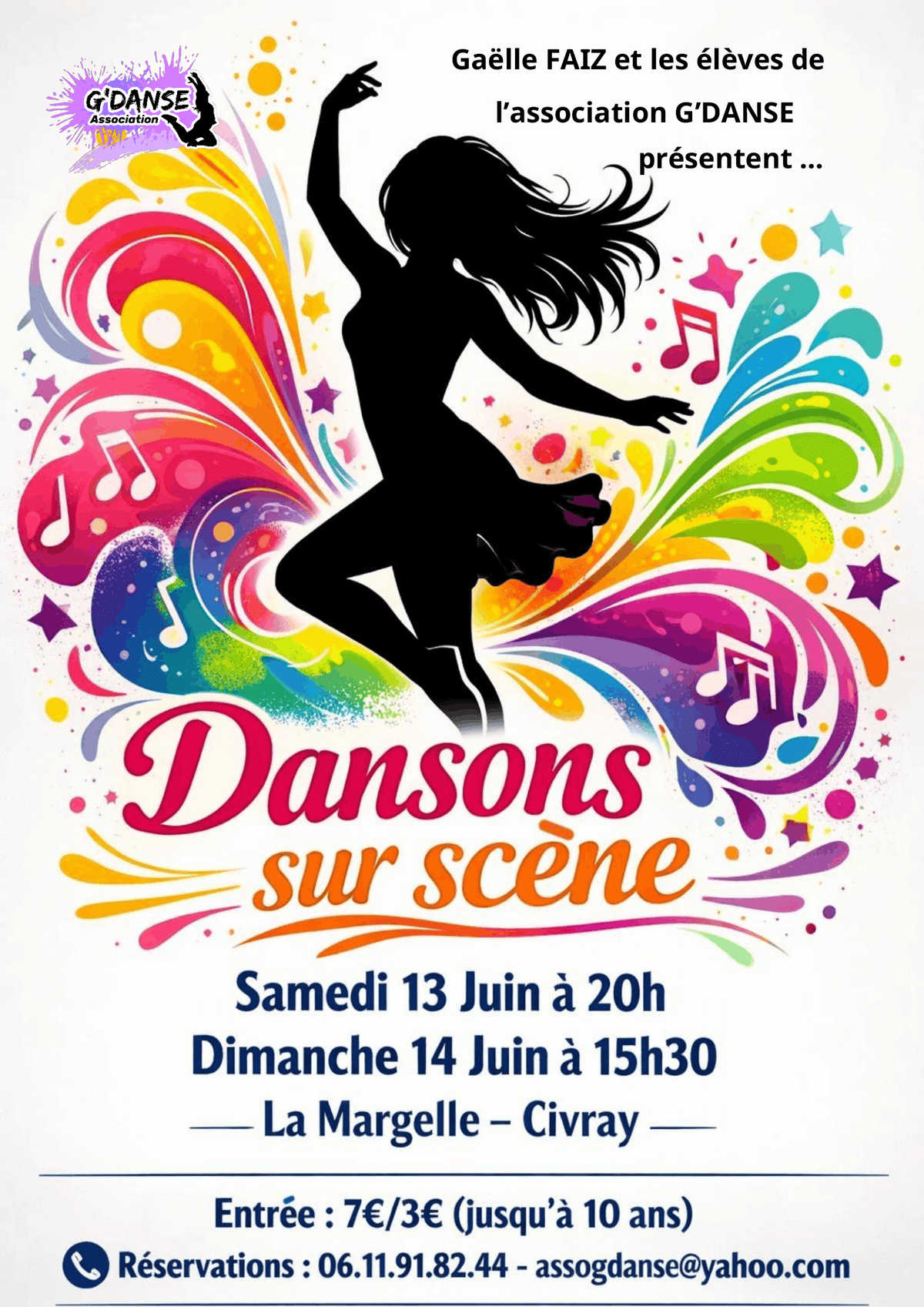 G'Danse spectacle Juin 2026